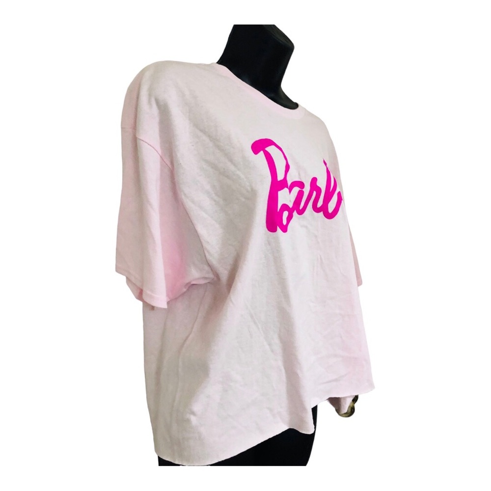 Barbie pink graphic print Barbie corvette t-shirt size XL new - Picture 14 of 16